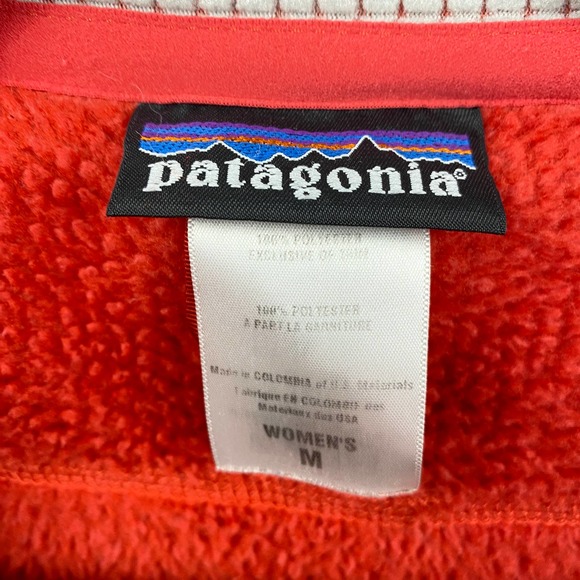 Patagonia R2 High Loft Polartec Thermal Vest Red Womens Size M Tomato Red - Picture 13 of 13